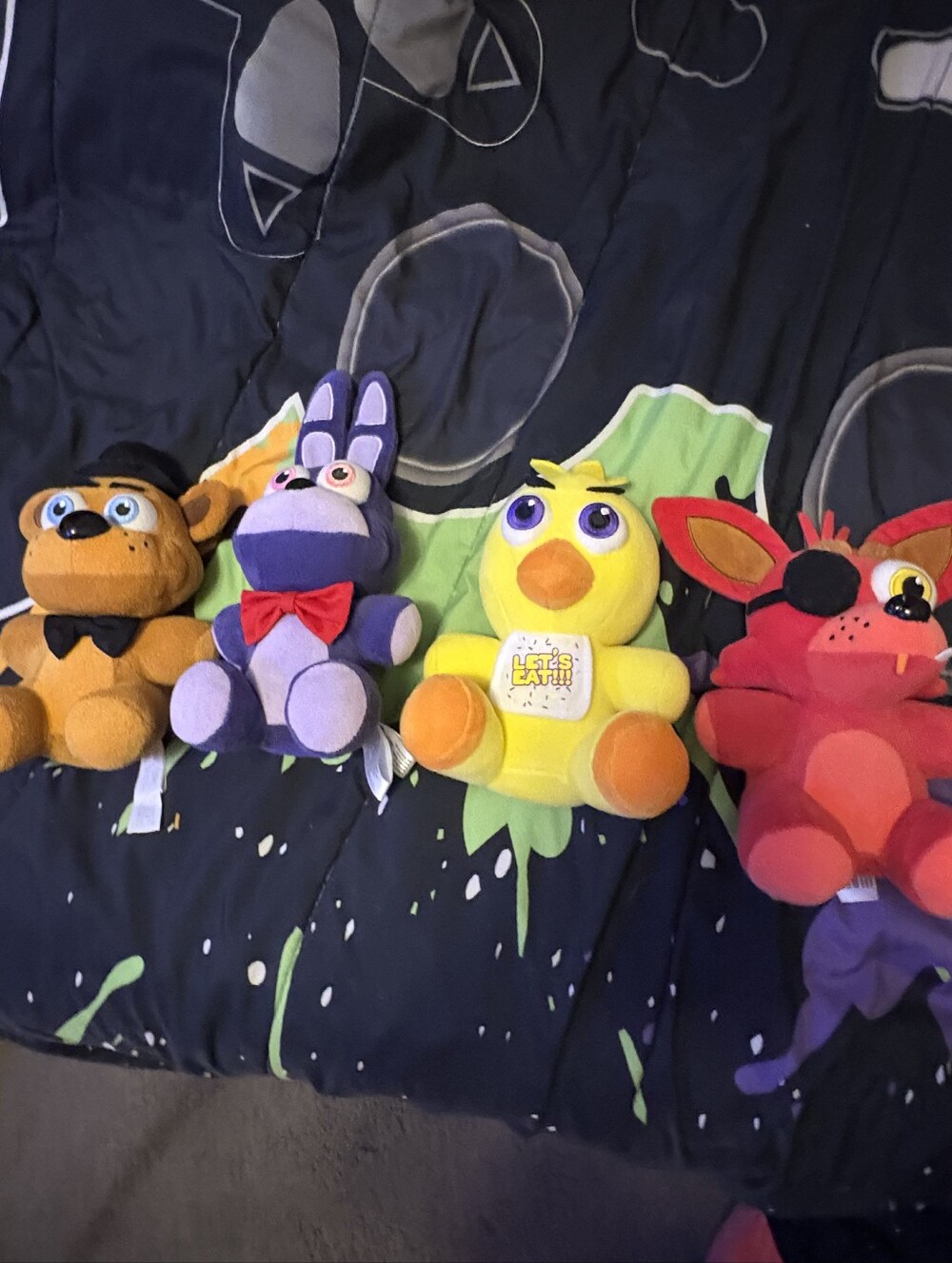 Funko Plush Set - Brown, Purple, Yellow, Red Cute Characters